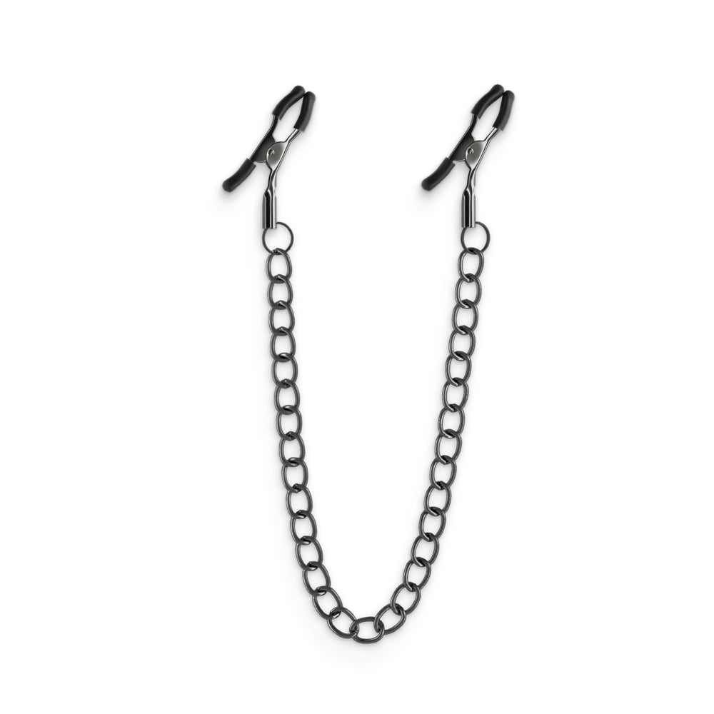 DC2 Bound Nipple Clamps Gunmetal Finish BDSM Gear