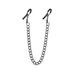 DC2 Bound Nipple Clamps Gunmetal Finish BDSM Gear