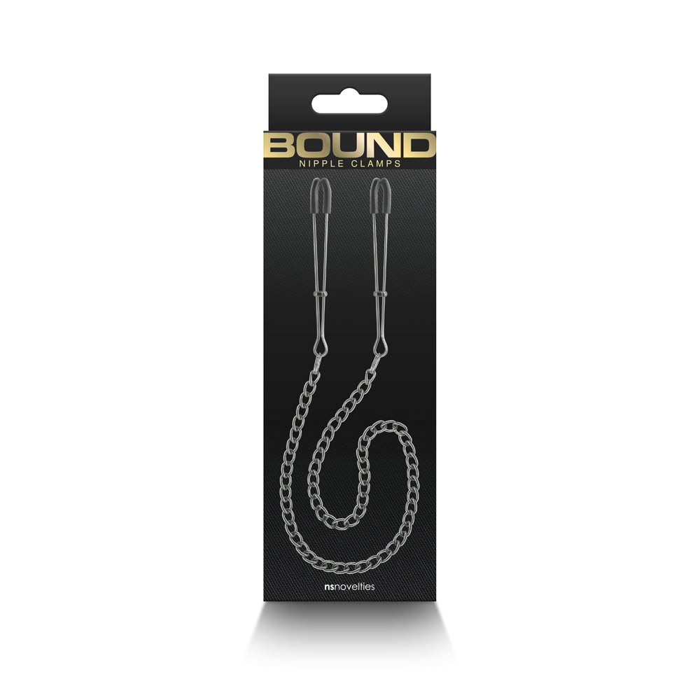 Bound DC3 Gunmetal Nipple Clamps – BDSM Bondage Gear