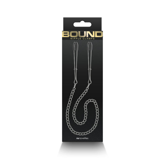Bound DC3 Gunmetal Nipple Clamps – BDSM Bondage Gear
