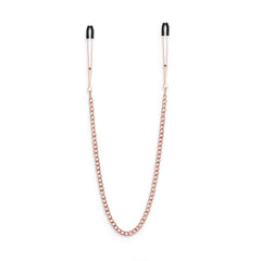 Rose Gold DC3 Bound Nipple Clamps - BDSM Fetish Toy