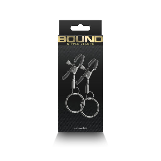 Bound C2 Gunmetal Nipple Clamps – BDSM Gear