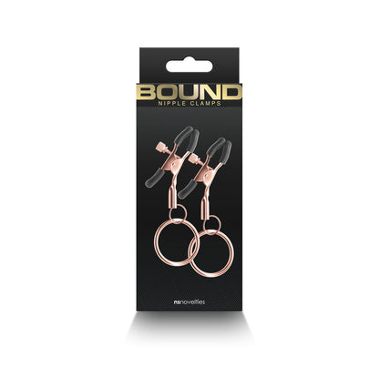 Bound Nipple Clamps C2 Rose Gold – Adjustable BDSM Gear