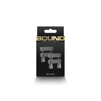 Bound Nipple Clamps V1 Gunmetal – BDSM Metal Nipple Clamp