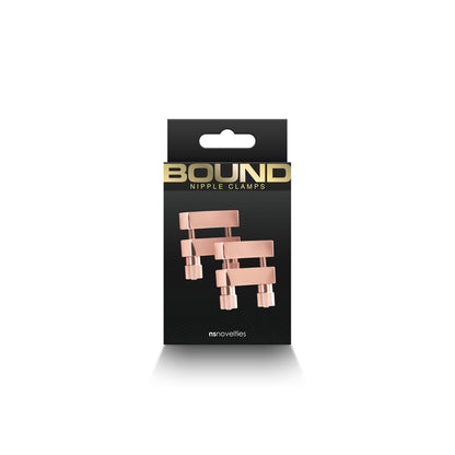 Rose Gold Bound Nipple Clamps V1 – BDSM Toy