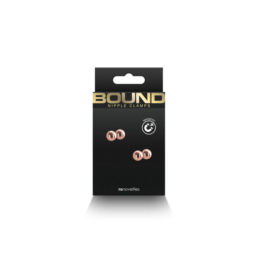 Rose Gold Nipple Clamps M1 Bound