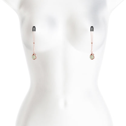 Bound Nipple Clamps G1 Rose Gold – Adjustable BDSM Nipple Clips