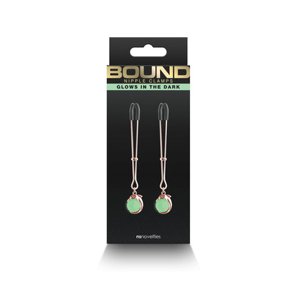 Bound Nipple Clamps G1 Rose Gold – Adjustable BDSM Nipple Clips