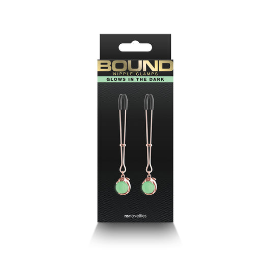 Bound Nipple Clamps G1 Rose Gold – Adjustable BDSM Nipple Clips