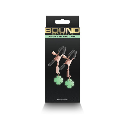 Bound Nipple Clamps - Rose Gold, Model G4