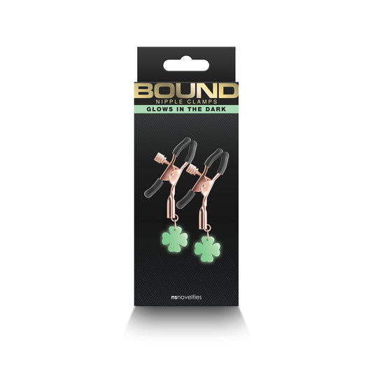 Bound Nipple Clamps - Rose Gold, Model G4