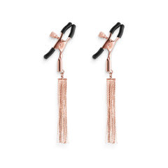 Bound Nipple Clamps D2 Rose Gold – Adjustable BDSM Gear