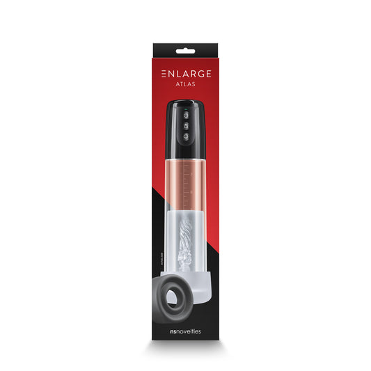 Atlas Black Penis Pump for Enlargement - Male Enhancement Device