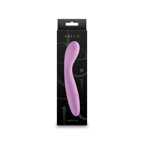 Sonata by Desire – Curved, Flexible Vibrator with Angled Head for G-Spot Stimulation, 3 Speeds & 7 Functions, Rechargeable
