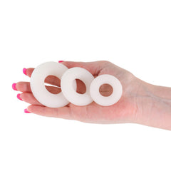 Firefly – 3pc Bubble Rings Set – Stretchy Glow-in-the-Dark Rings for Enhanced Pleasure