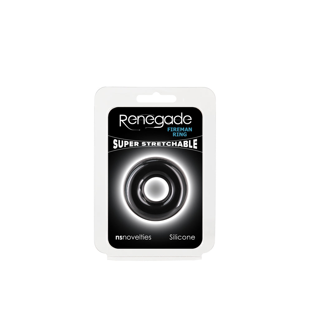 Renegade Fireman Ring - Small - Black