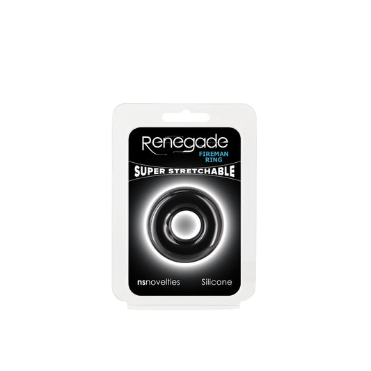 Renegade Fireman Ring - Small - Black