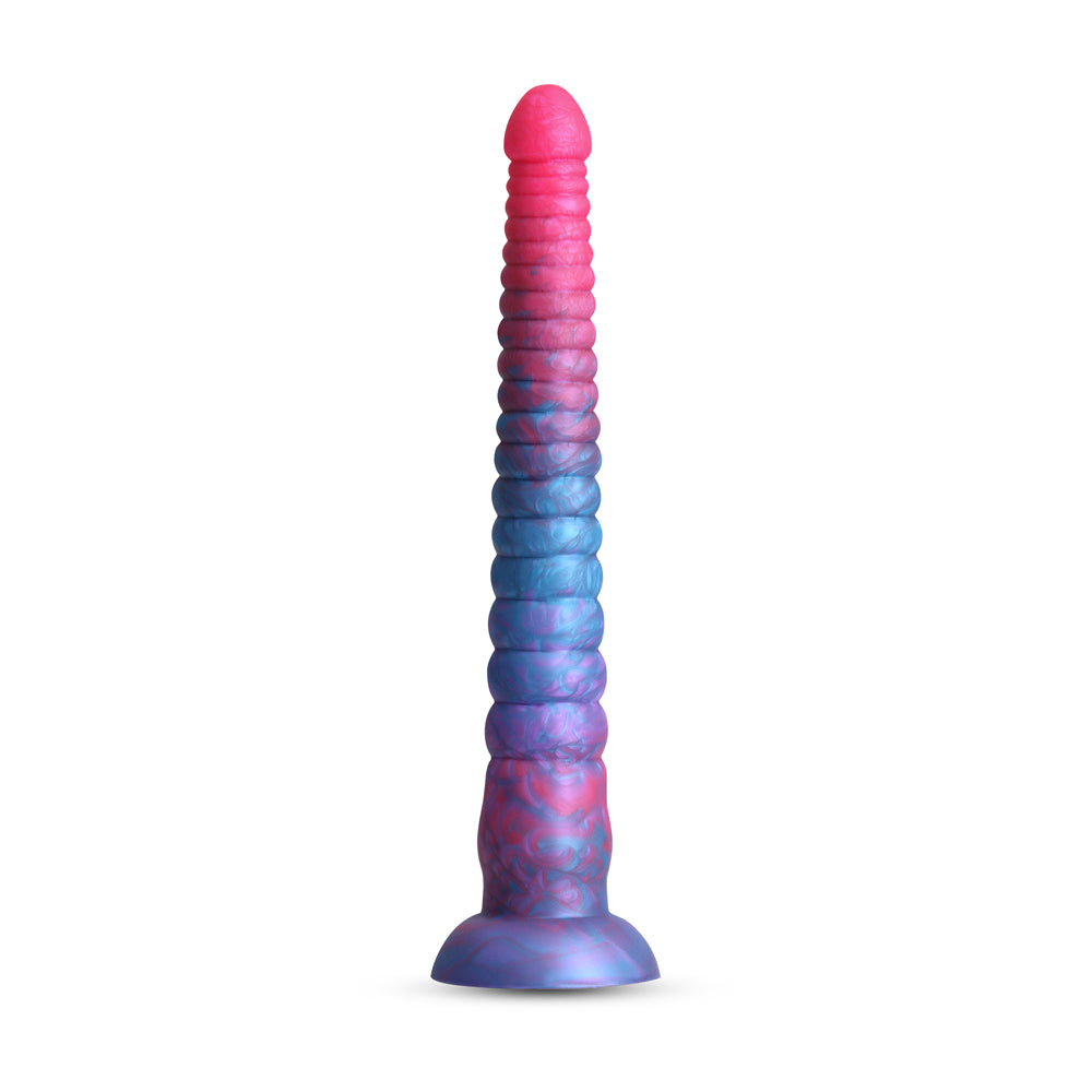 Colours Stacked 12" Dildo Pink/Blue