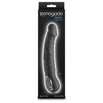 Renegade Rimmer Black – Rotating Vibrating Anal Plug for Prostate Stimulation