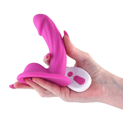 Colours Curve Vibrating 5" Dildo Pink