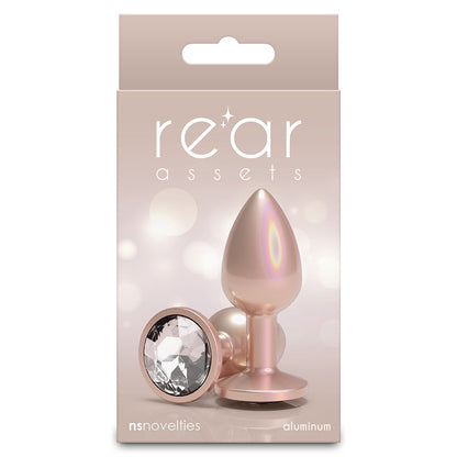 Rear Assets Iridescent Champagne Small Clear Gem