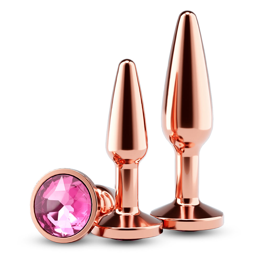 Rear Assets Tapered Trainer Kit Rose Gold Pink Gem