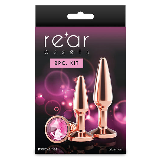 Rear Assets Tapered Trainer Kit Rose Gold Pink Gem