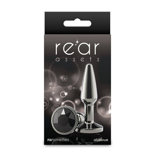 Rear Assets Tapered Small Gunmetal Black Gem