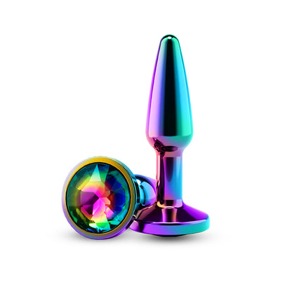 Rear Assets Tapered Small Multicolor Rainbow Gem