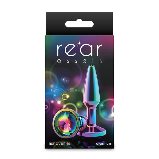 Rear Assets Tapered Small Multicolor Rainbow Gem
