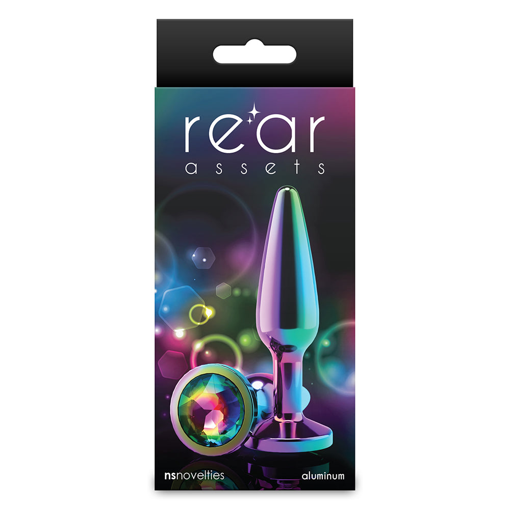 Rear Assets Tapered Medium Multicolor Rainbow Gem