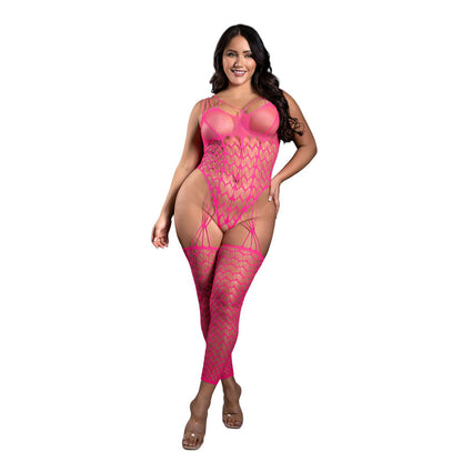 Next To You Crotchless Teddy Bodystocking – Queen Size Lingerie
