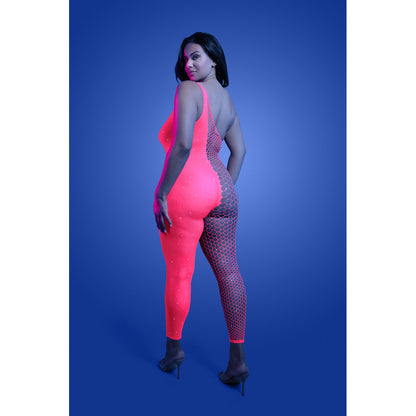 Hyperdrive Rhinestone Bodystocking Queen Size