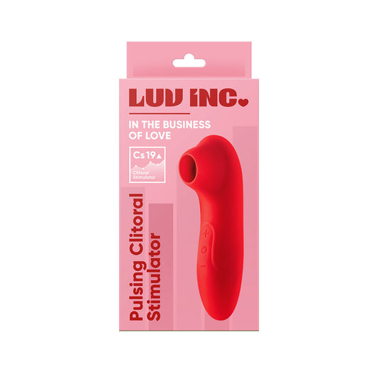 CS19 Pulsing Clitoral Stimulator - Red, Sex Toy for Women