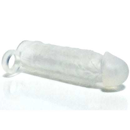 Clear Meaty Cock Extender - Transparent Penis Extension Sleeve