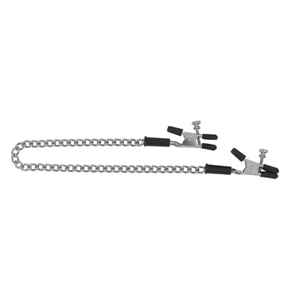 Alligator Clamp W/ Link Chain Adj Silver