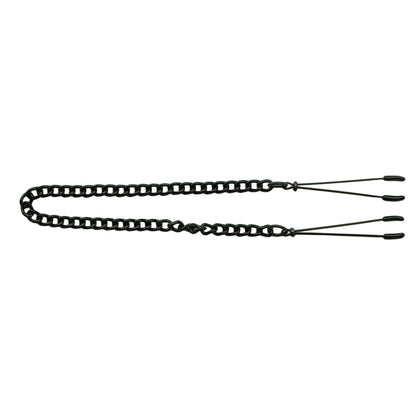Black Tweezer Clamp W/ Link Chain