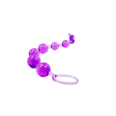 Cloud 9 Classic Purple Silicone Anal Beads - Body-Safe Sex Toy