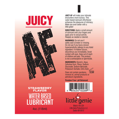 Af Lube Strawberry 2 oz.