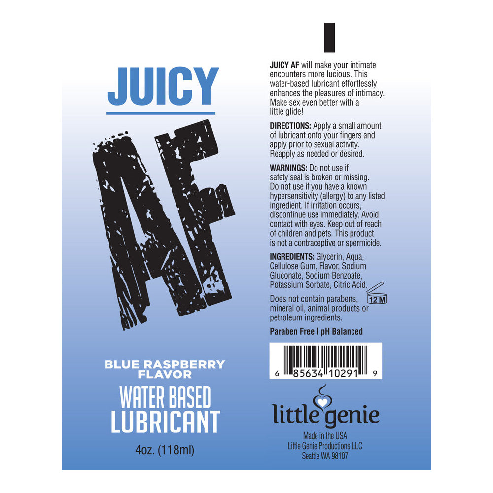 Af Lube Blue Raspberry 2 oz.