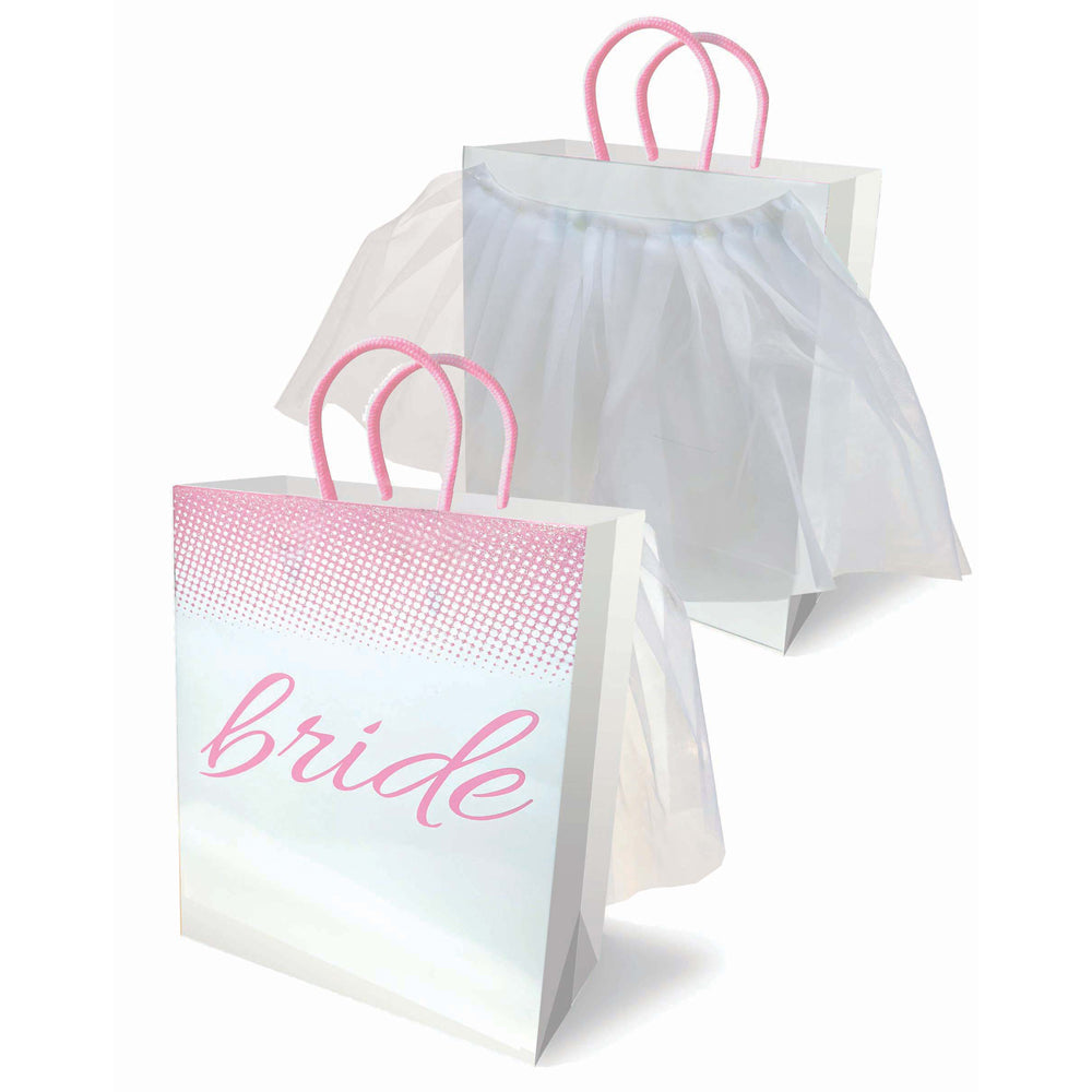 Bridal Veil Gift Bag – White Satin Storage Pouch for Wedding Veil & Bridal Accessories