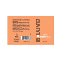 B-Luvd Anal Desensitizing Lube – 4 oz Numbing Lubricant for Comfortable Backdoor Play