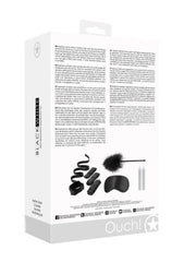 Ouch! Black & White Bed Bindings Restraint Kit – Adjustable Bondage Set for Couples