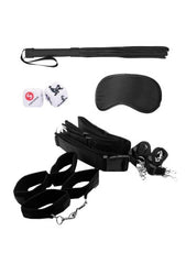 Ouch! Bondage Belt Bedroom Restraint System – Adjustable BDSM Bed Restraints
