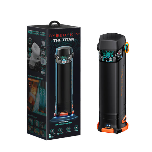 The Titan 01 Black – Rechargeable Powerful Wand Vibrator for Intense Pleasure
