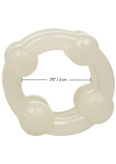 Island Rings Double Stacker Cock Rings (2 piece set)