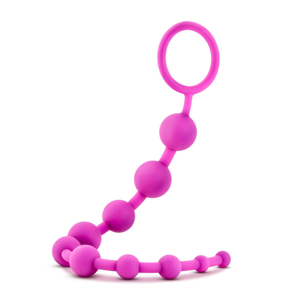 Luxe Pink Silicone Beads – 10-Count Bead Set
