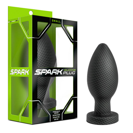 Spark Silicone Plug - Small Carbon Fiber