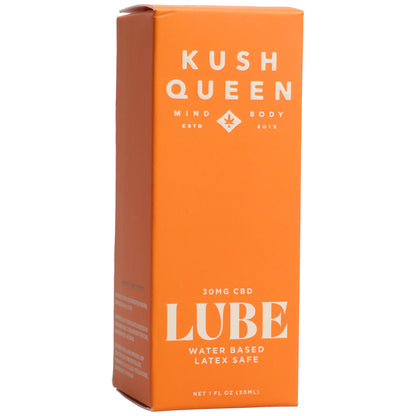 Kush Queen Water-Based Lube 30mg Cbd 1 oz.
