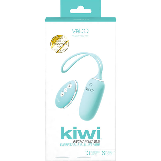Kiwi Rechargeable Insertible Bullet Tease Me Turquoise